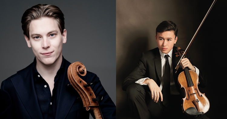 Sjefdirigent og cellist, Klaus Mäkelä og solist Daniel Lozakovich